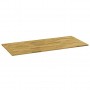 Tablero de mesa rectangular madera maciza roble 23 mm 100x60 cm