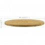 Superficie de mesa redonda madera maciza de roble 44 mm 800 mm