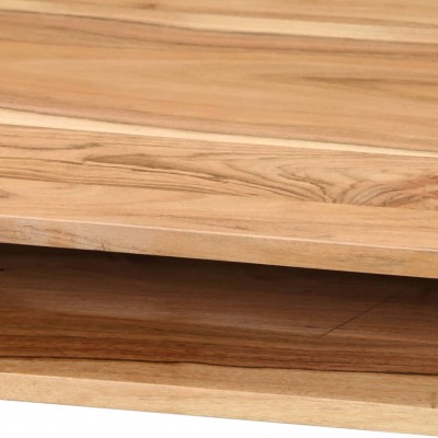 Maison Exclusive Escritorio madera maciza acacia con borde natural  107x45x79 cm