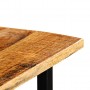 Set de bar 5 piezas madera maciza mango 120x60x107 cm