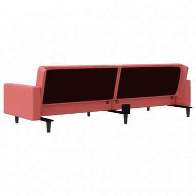 Reposapiés De 2 Plazas Para El Sofá De Diseño Minimalista 82x42x45cm - Rosa  con Ofertas en Carrefour