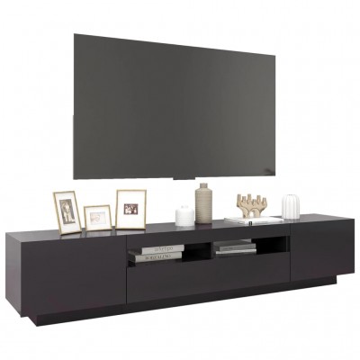 Mueble para TV con luces LED blanco 200x35x40 cm - referencia Mqm-3081906