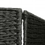 Biombo divisor 3 paneles jacinto de agua negro 116x160 cm