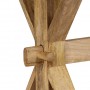 Banco de recibidor madera maciza de mango 120x35x45 cm