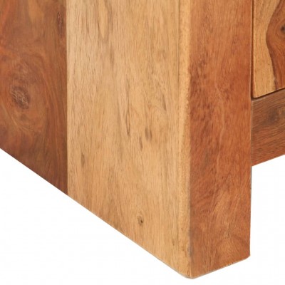  iFCOW Aparador madera maciza Sheesham 19.7 x 11.8 x 33.9  pulgadas : Hogar y Cocina