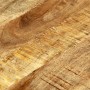 Mesa de centro de madera maciza de mango 60x60x45 cm