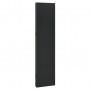 Biombos divisores de 5 paneles 2 uds negro acero 200x180 cm