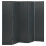 Biombos divisores de 5 paneles 2 uds antracita acero 200x180 cm