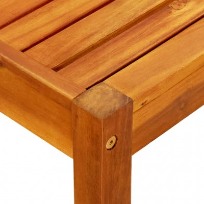 Mesa alta de jardín madera maciza de acacia Ø60x105 cm - referencia  Mqm-319698