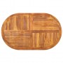 Mesa de jardín de madera maciza de acacia 150x90x75 cm