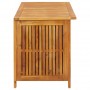 Caja de almacenaje de jardín madera maciza acacia 113x50x58 cm