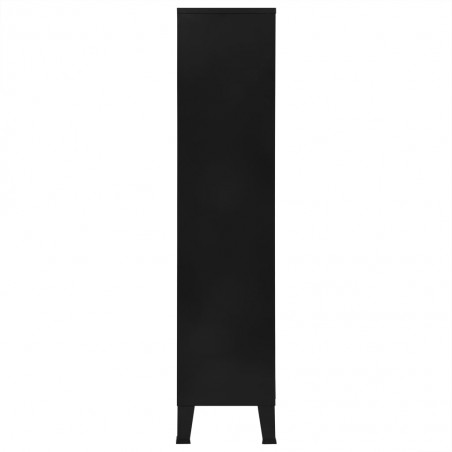 Estanteria Metal Negra 110x25x150,1 cm — Qechic