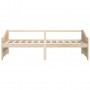 Sofá cama 3 plazas de madera maciza de pino 90x200 cm