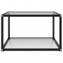 322887  Coffee Table Transparent 60x60x35 cm Tempered Glass