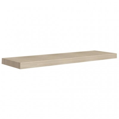 Estante flotante de pared blanco y roble MDF 80x23,5x3,8 cm - referencia  Mqm-326579