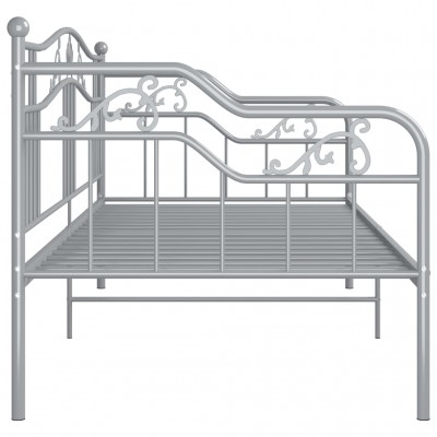 Estructura de cama gris hormigón 90x200 cm - referencia Mqm-3203827