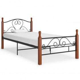 Estructura de cama de metal 90x200 cm