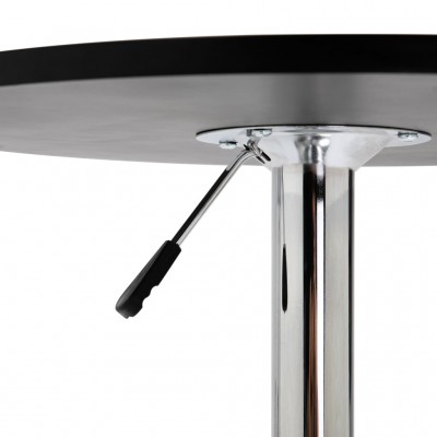 Mesa de cocina extensible Victoria acabado negro, 100/160 X 60 X 76 cm  (largo x ancho x alto) Color NEGRO