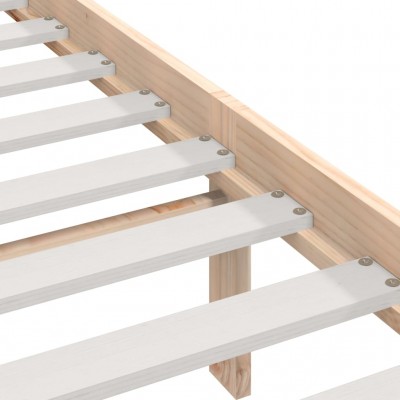 Estructura de cama de madera maciza de pino 200x200 cm - referencia  Mqm-3101043
