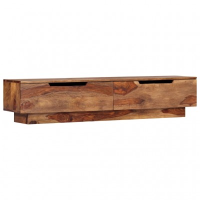 Mueble para TV de madera maciza de sheesham 145x30x30 cm