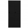 Armario de acero negro 80x50x180 cm