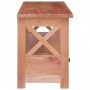 Mueble de TV madera maciza de caoba 115x30x40 cm