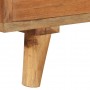 Mueble de TV madera acacia acabado sheesham 140x30x40 cm