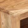 Mueble de TV madera maciza de acacia marrón 110x30x40 cm