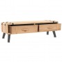 Mueble de TV madera maciza de abeto 110x33x35 cm