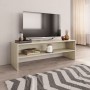 Mueble de TV aglomerado color roble Sonoma 120x40x40 cm