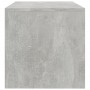 Mueble de TV aglomerado gris cemento120x40x40cm