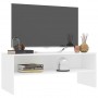 Mueble para TV aglomerado blanco 100x40x40 cm