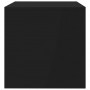 Mueble para TV aglomerado negro 100x40x40 cm