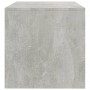 Mueble de TV aglomerado gris cemento 100x40x40 cm