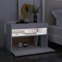 Mueble para TV con luces LED blanco 60x35x40 cm