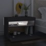 Mueble para TV con luces LED gris 60x35x40 cm