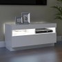 Mueble para TV con luces LED blanco 80x35x40 cm