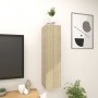 Muebles de pared para TV 4 uds color roble Sonoma 30,5x30x30cm