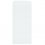 Mesa consola de aglomerado blanco brillante 100x35x76,5 cm
