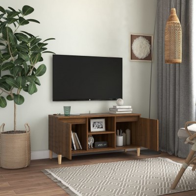 ▷ Mueble Tv Resfort Color Marron Claro 120x30x48 Cm
