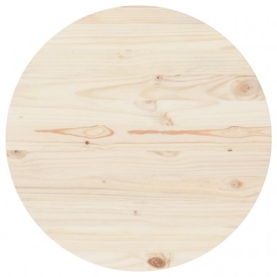 Superficie de mesa madera maciza de pino Ø70x2,5 cm