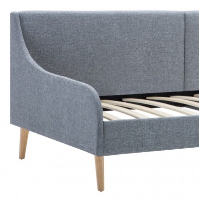 Estructura sofá cama con colchón viscoelástico tela gris claro - referencia  VidaXL-279149