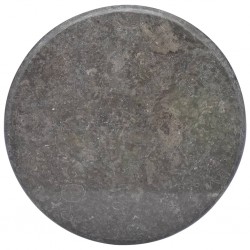 Tablero para mesa mármol negro Ø60x2,5 cm