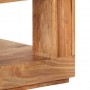 Mesa de centro de madera maciza de acacia 45x45x40 cm