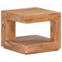 Mesa de centro de madera maciza de acacia 45x45x40 cm