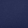 Banco de almacenaje plegable lino sintético azul 76x38x38 cm