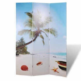 Biombo divisor plegable 120x170 cm playa