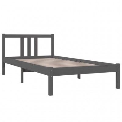Estructura de cama madera maciza 90x190 cm - referencia Mqm-3101183