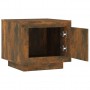 Mesa de centro madera contrachapada roble ahumado 51x50x45 cm
