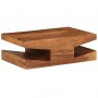 Mesa de centro de madera maciza de sheesham 90x60x30 cm